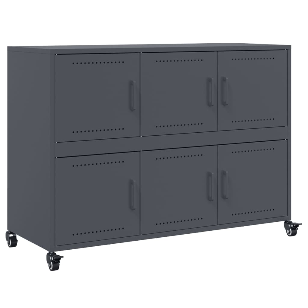 Sideboard Anthracite 100.5x39x72 cm Steel