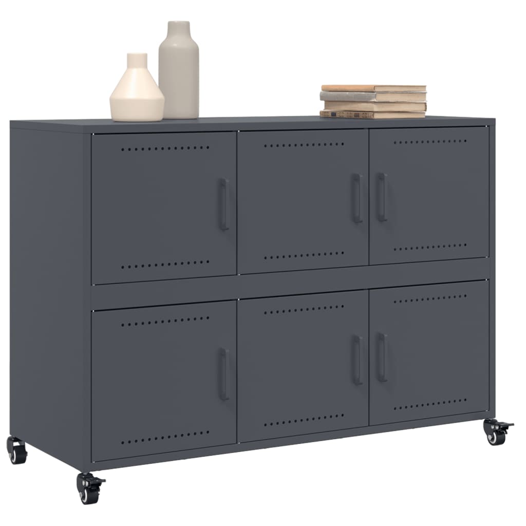 Sideboard Anthracite 100.5x39x72 cm Steel