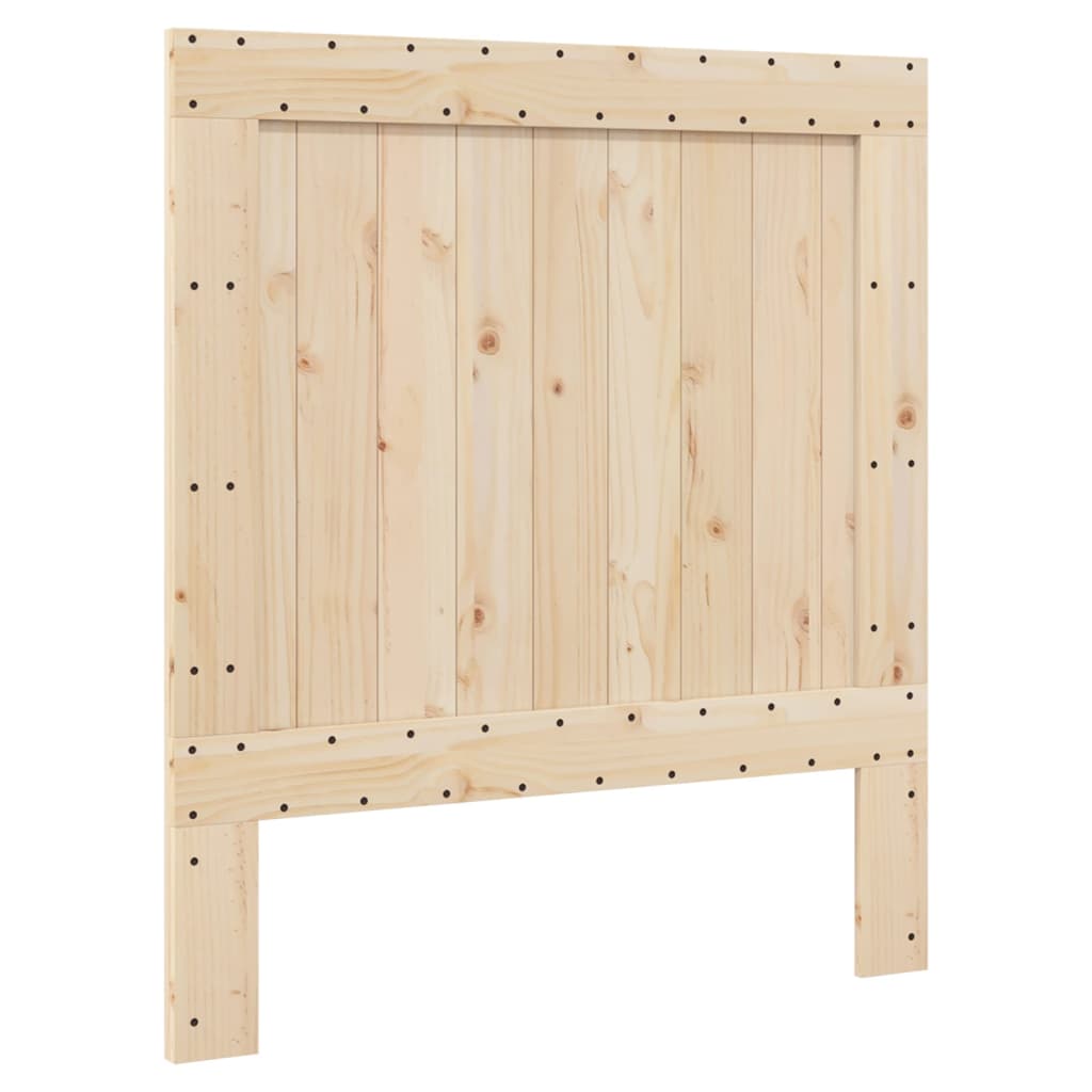 Bed Frame without Mattress  Grey 90x200 cm Solid Wood Pine