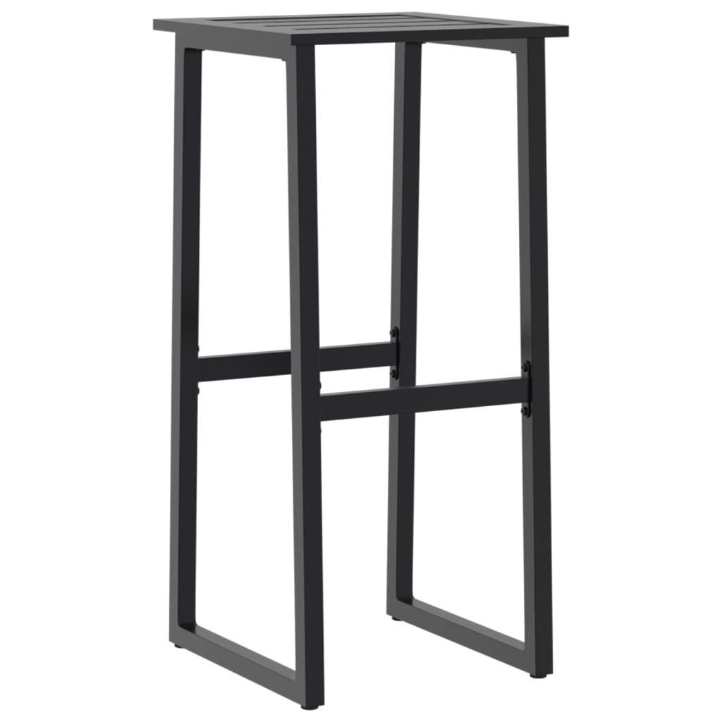 Bar Stools 2 pcs Black 38x38x80 cm Powder-coated Steel