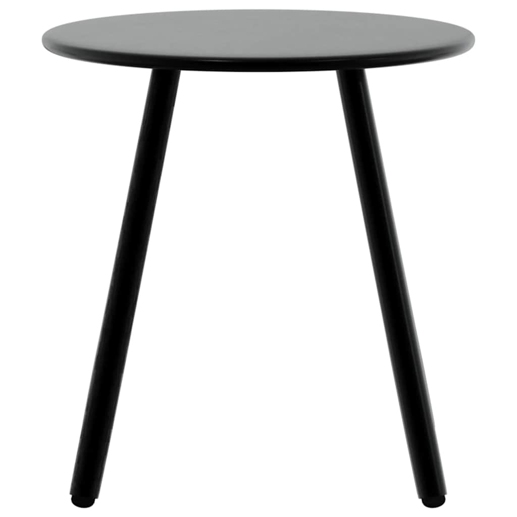 Garden Chair Set 3 pcs Black and White Poly Rattan