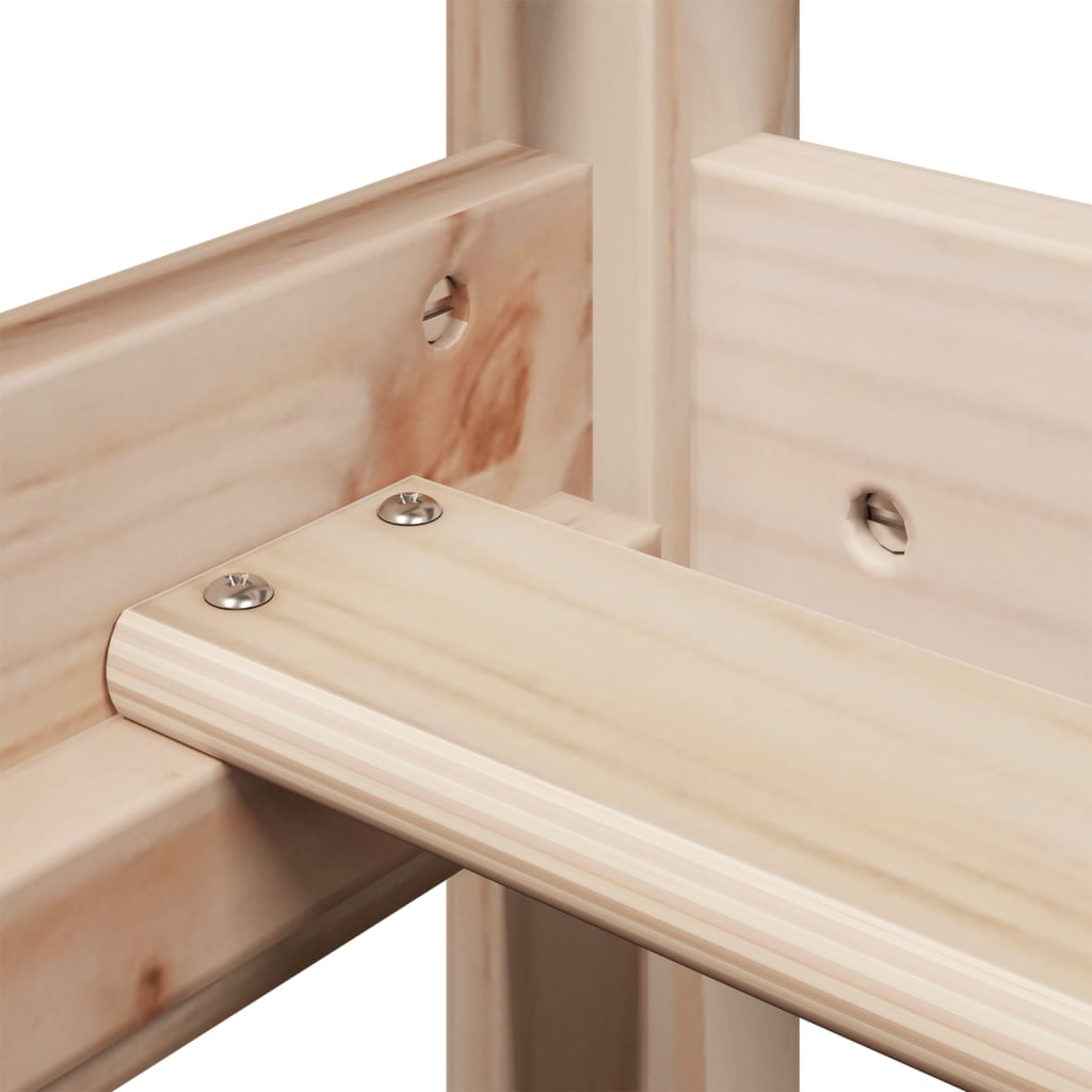 Bed Frame 90x190 cm Single Solid Wood Pine