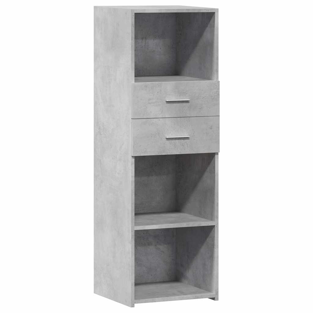 Highboard Concrete Grey 40x42.5x124 cm Engineered Wood