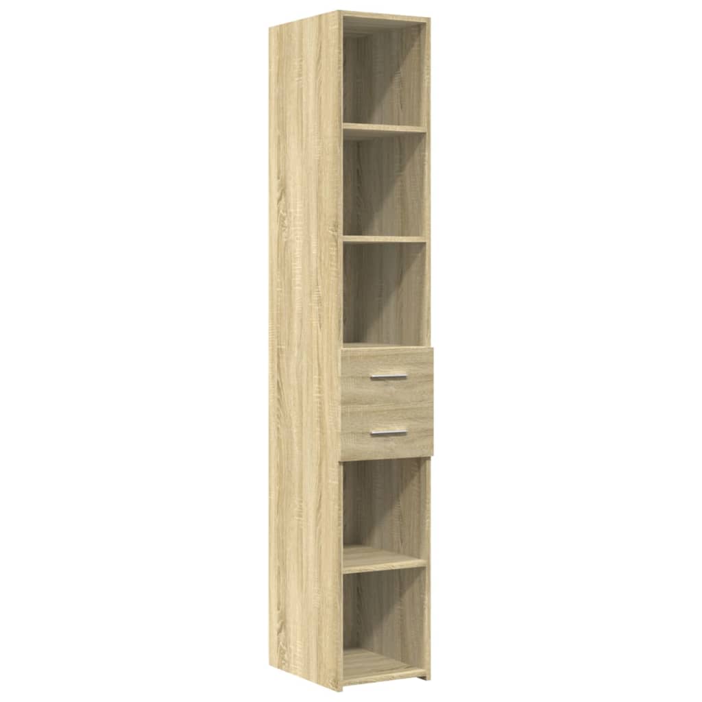 Highboard Sonoma Oak 30x42.5x185 cm Engineered Wood