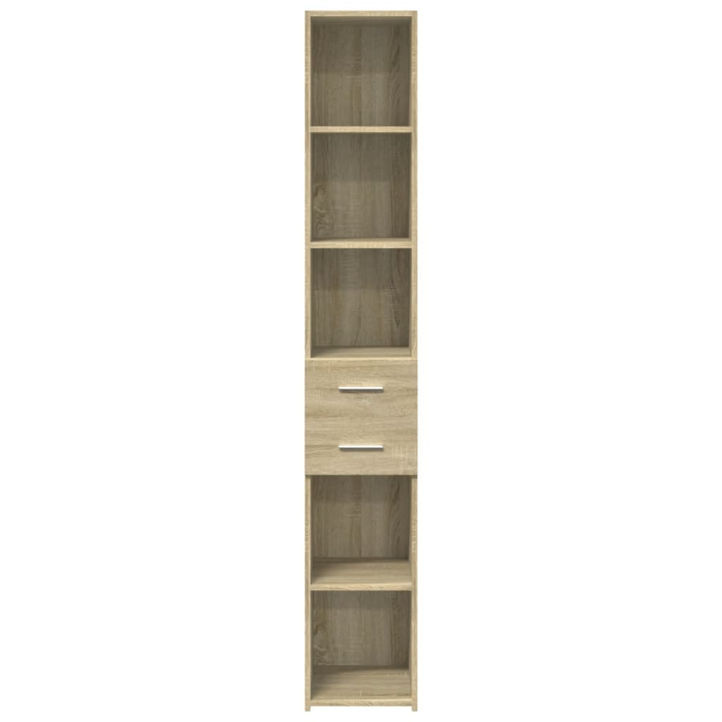 Highboard Sonoma Oak 30x42.5x185 cm Engineered Wood
