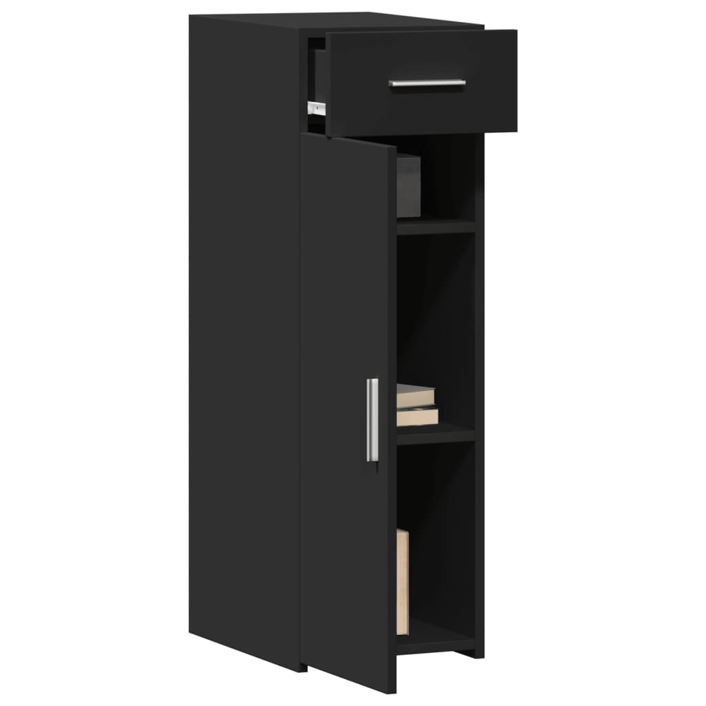 Sideboard Black 30x42.5x93 cm Engineered Wood