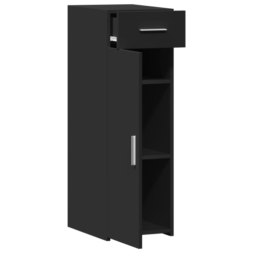 Sideboard Black 30x42.5x93 cm Engineered Wood