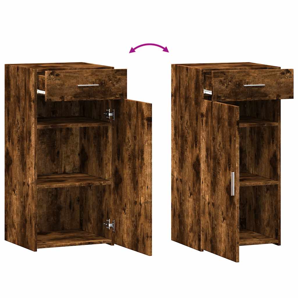 Sideboard Smoked Oak 45x42.5x93 cm Engineered Wood