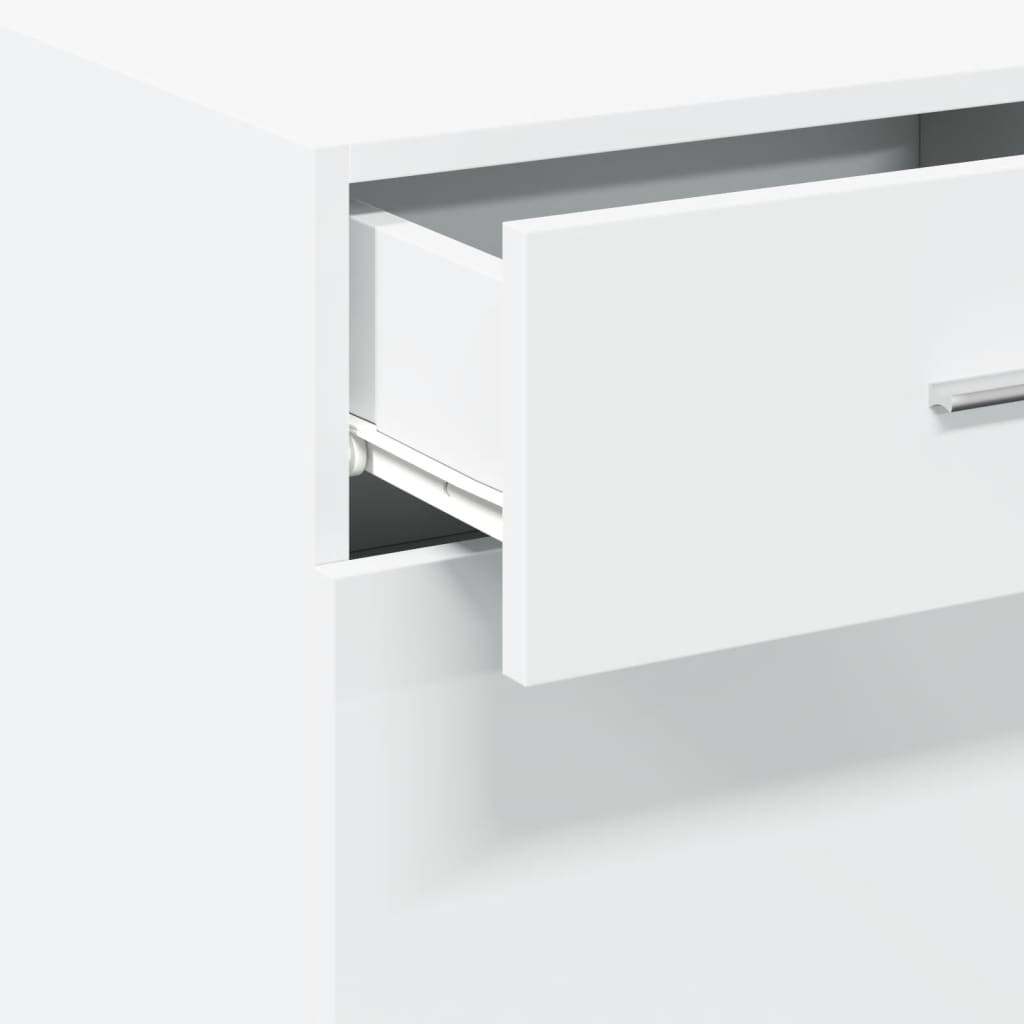 Sideboard White 50x42.5x93 cm Engineered Wood