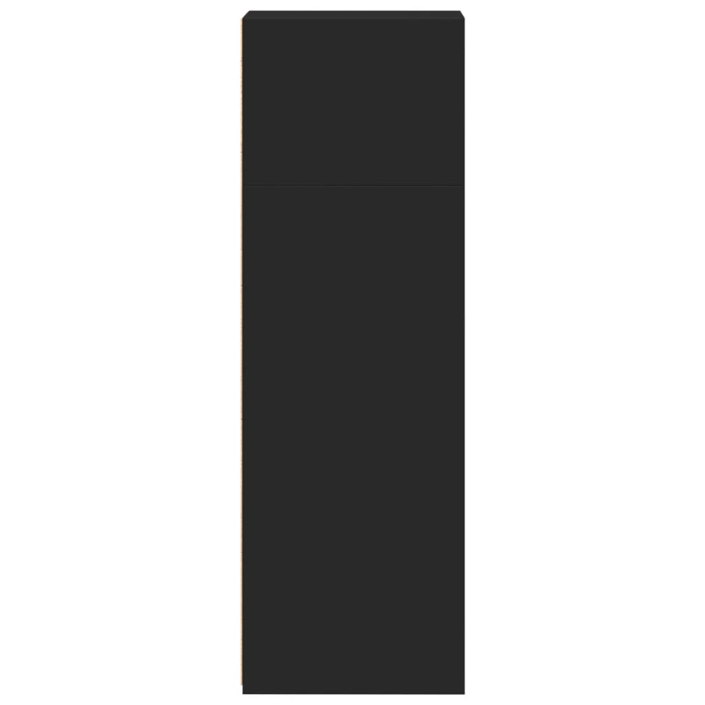 Highboard Black 30x41x124 cm Engineered Wood