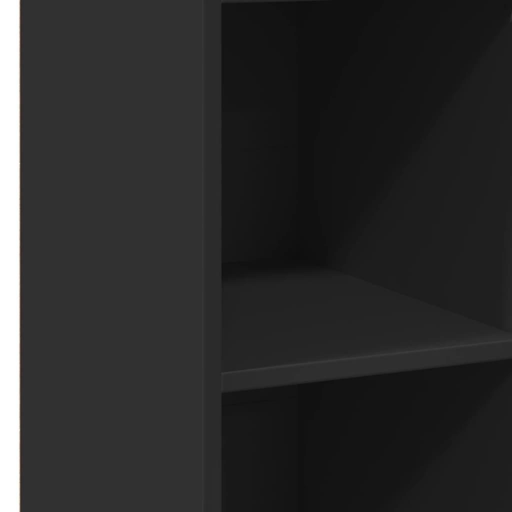 Highboard Black 30x41x124 cm Engineered Wood