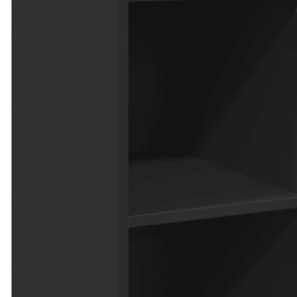Highboard Black 40x41x124 cm Engineered Wood