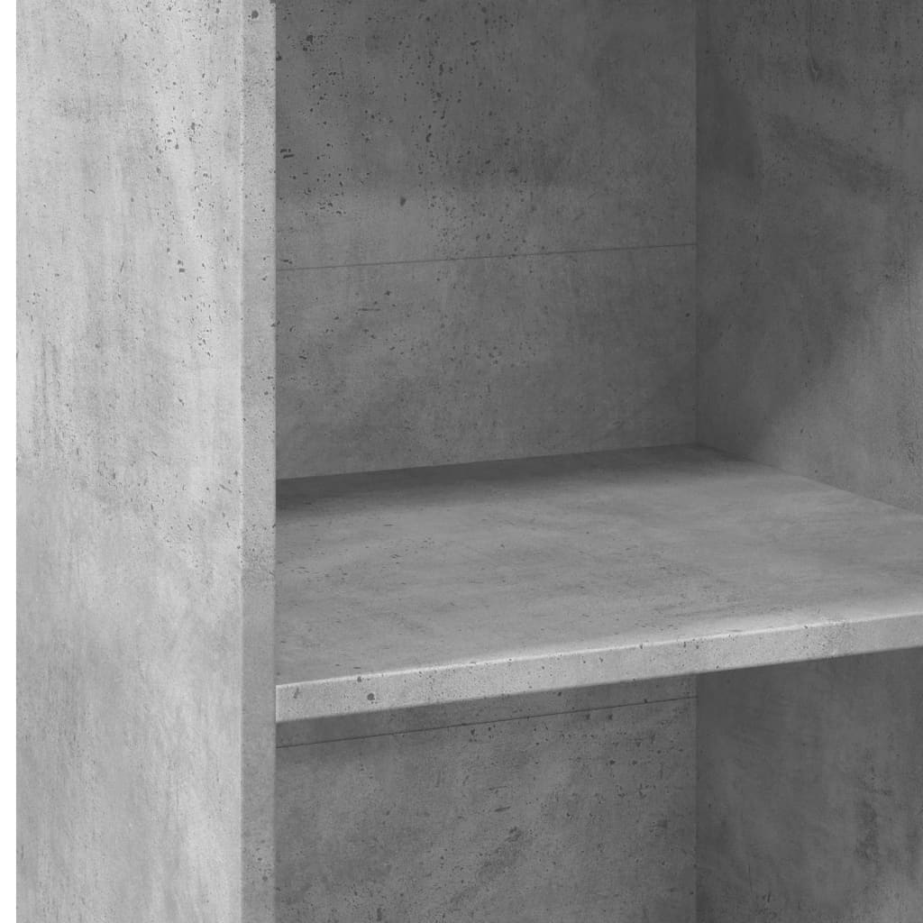 Highboard Concrete Grey 50x41x124 cm Engineered Wood