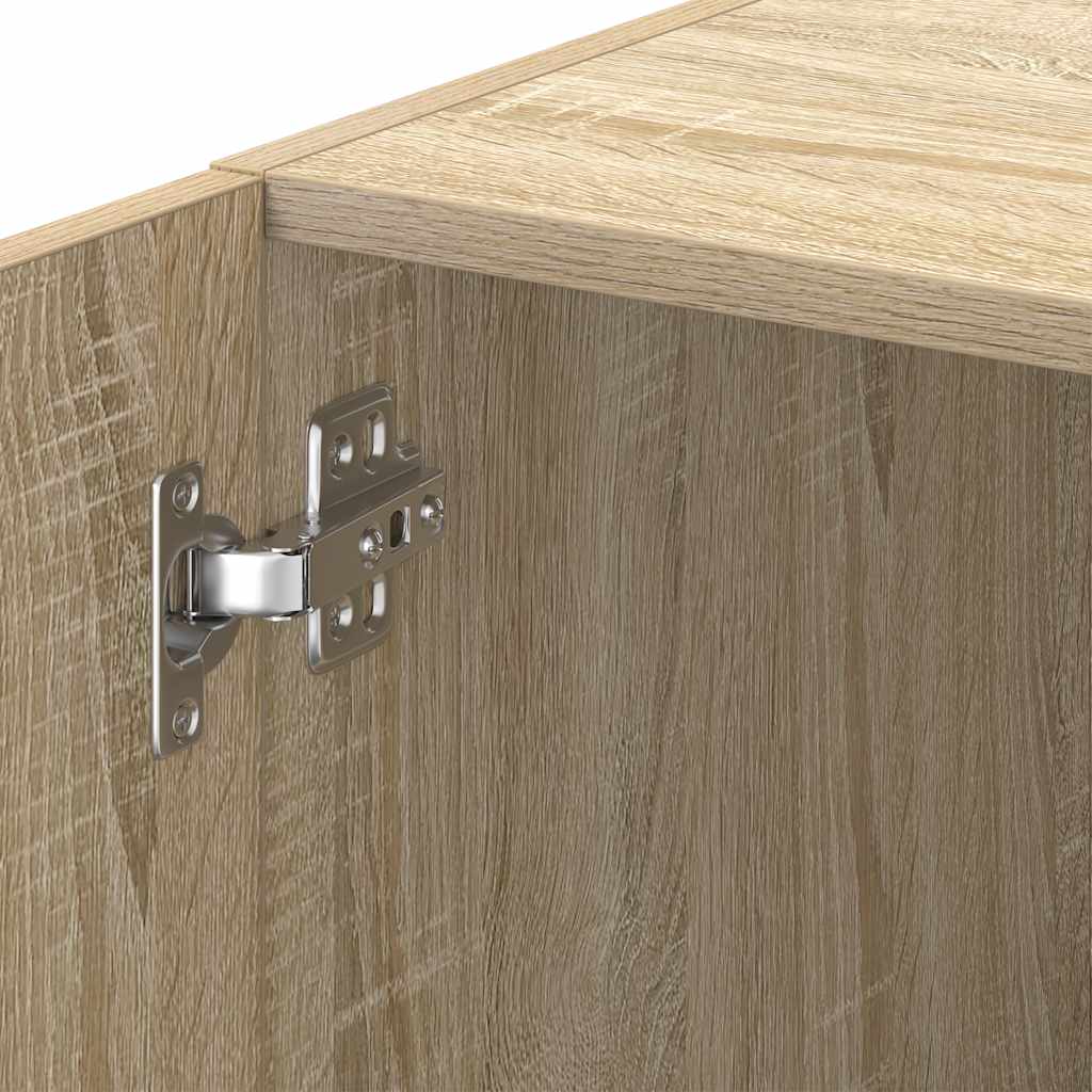 Slim Storage Cabinet Sonoma Oak 30x42.5x225 cm Engineered Wood