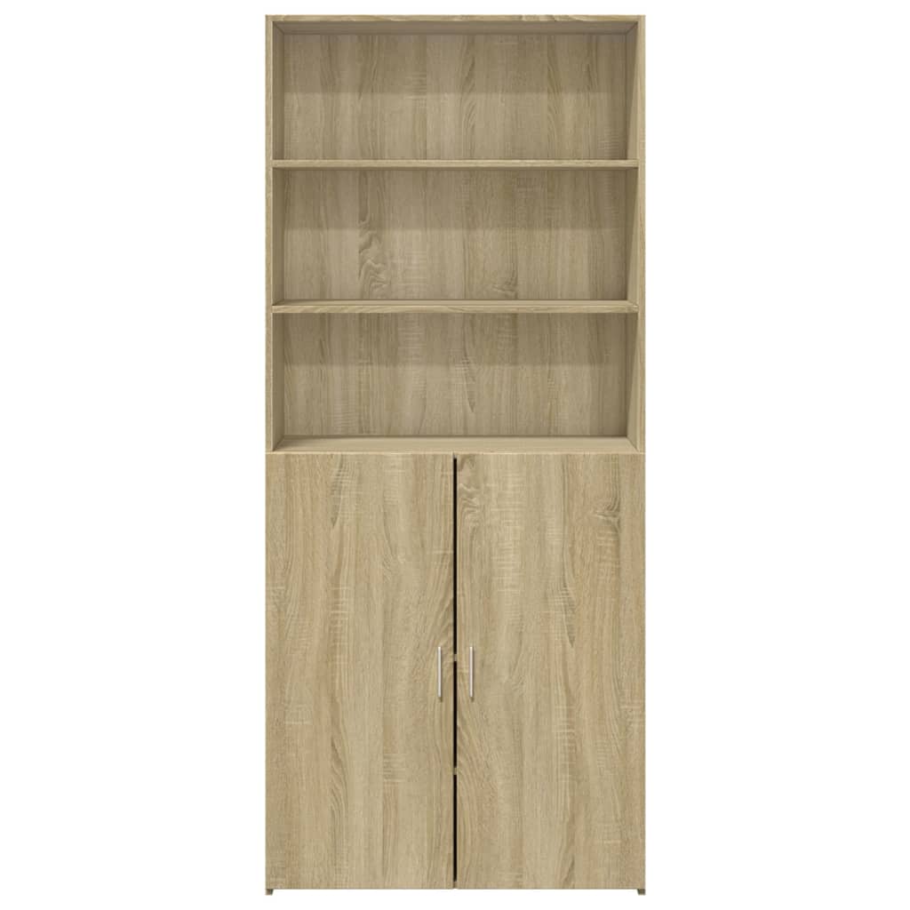 Highboard Sonoma Oak 80x42.5x185 cm Engineered Wood