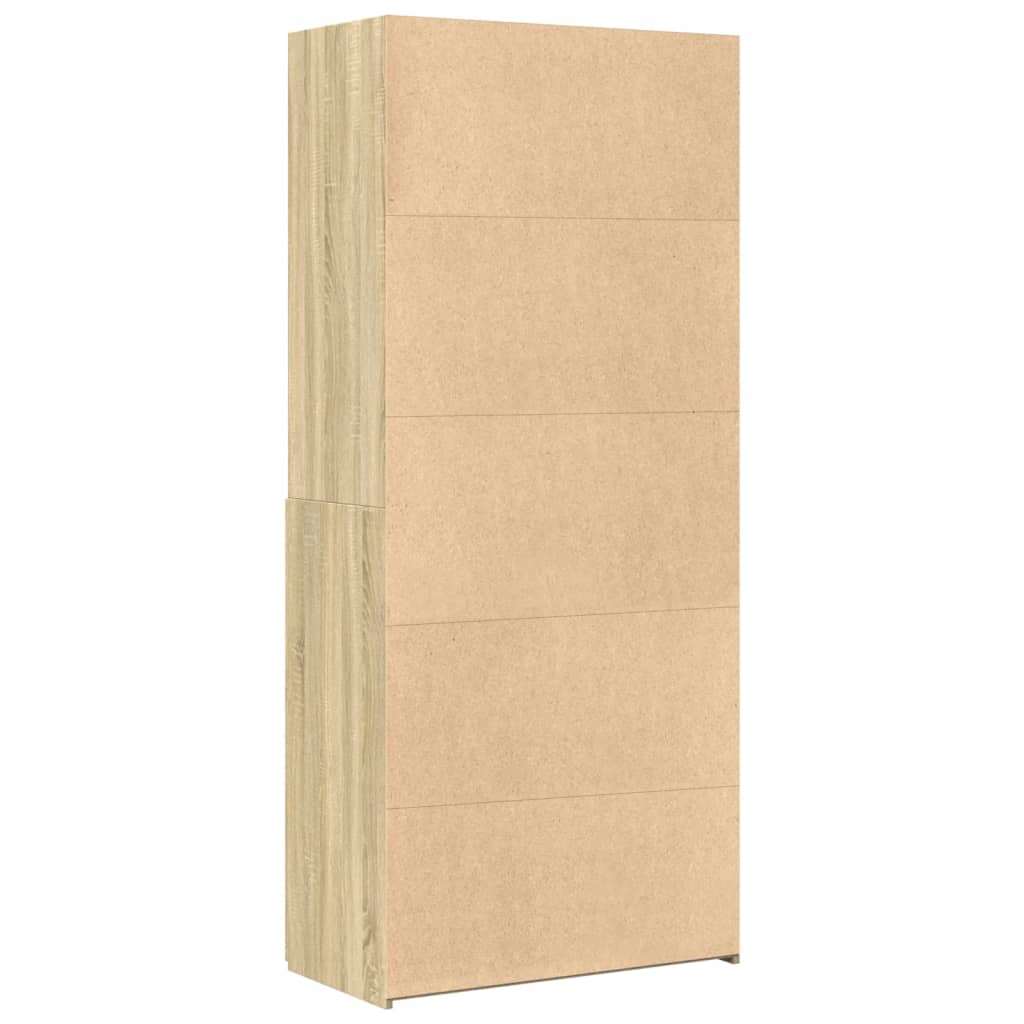 Highboard Sonoma Oak 80x42.5x185 cm Engineered Wood