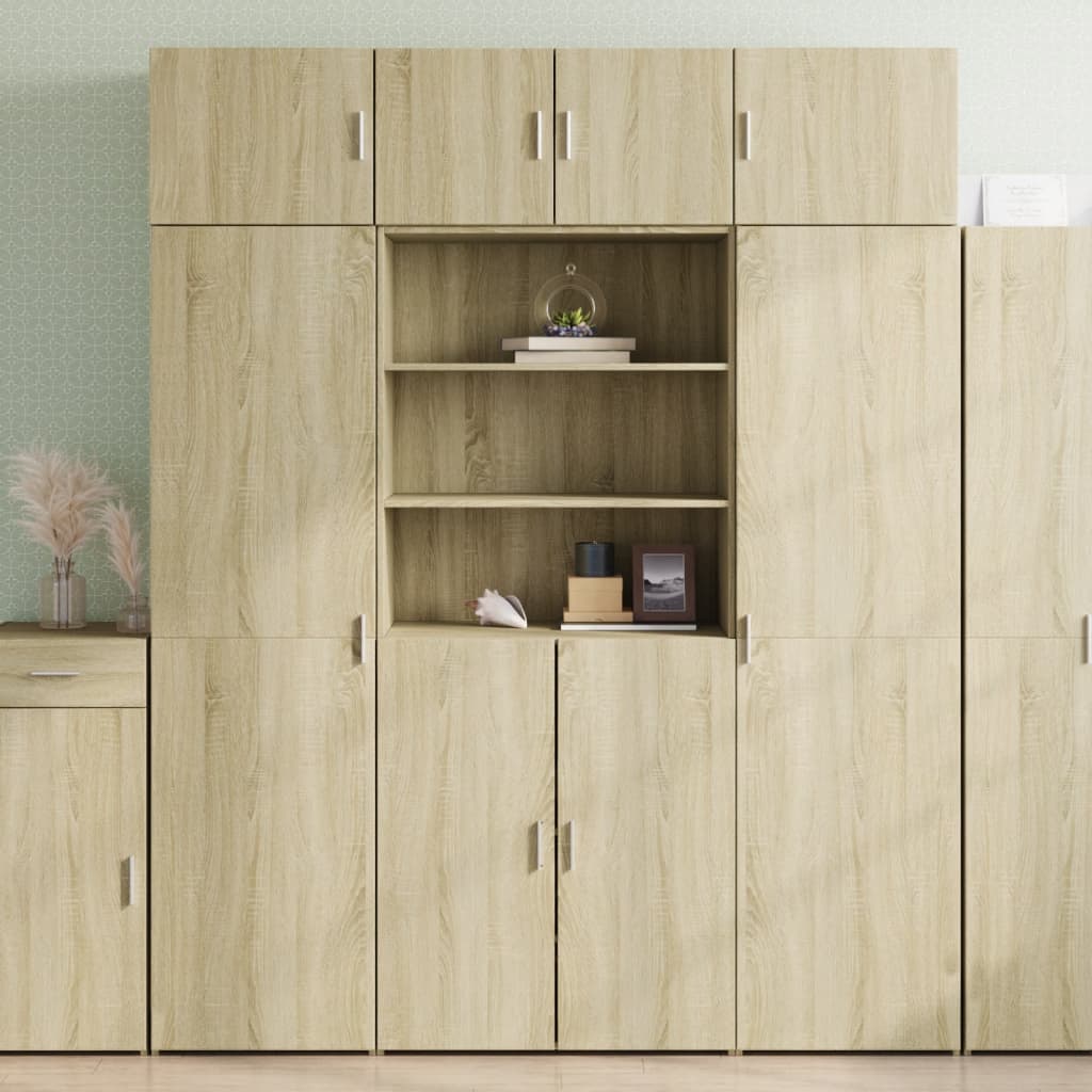 Highboard Sonoma Oak 80x42.5x185 cm Engineered Wood