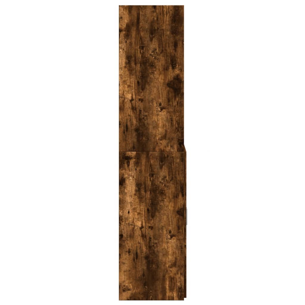 Highboard Smoked Oak 80x42.5x185 cm Engineered Wood