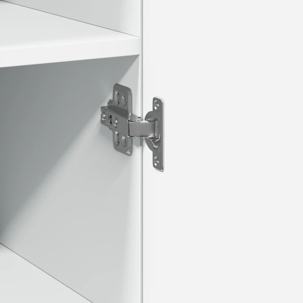 Highboard White 30x42.5x185 cm Engineered Wood