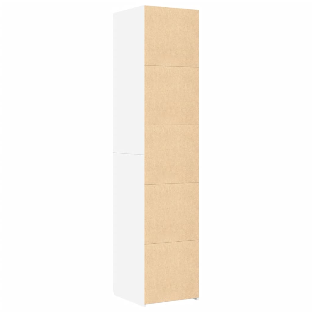 Highboard White 40x42.5x185 cm Engineered Wood