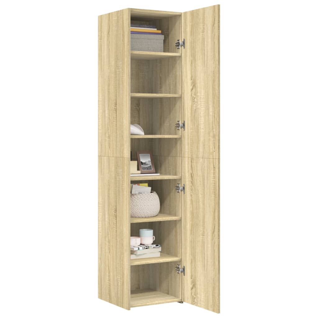 Highboard Sonoma Oak 40x42.5x185 cm Engineered Wood
