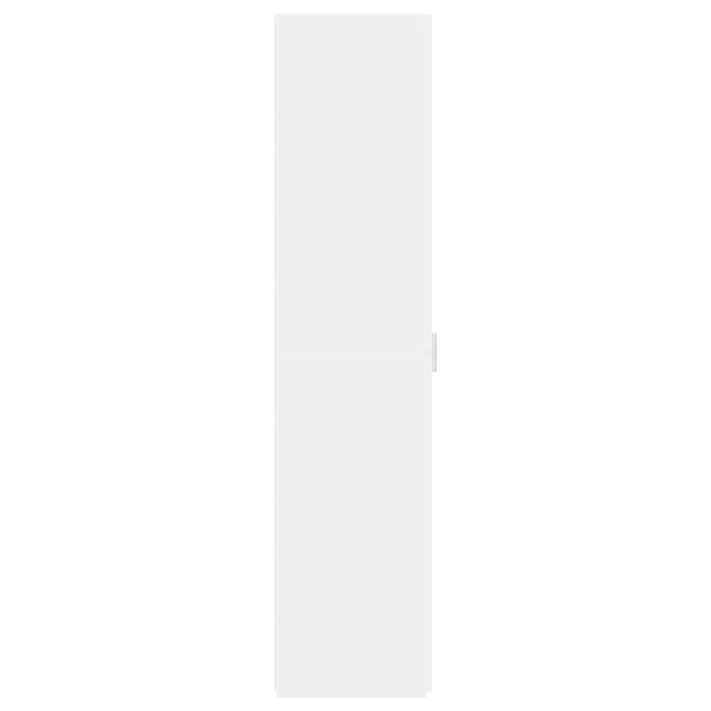 Highboard White 45x42.5x185 cm Engineered Wood