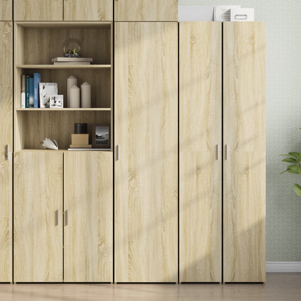 Highboard Sonoma Oak 45x42.5x185 cm Engineered Wood