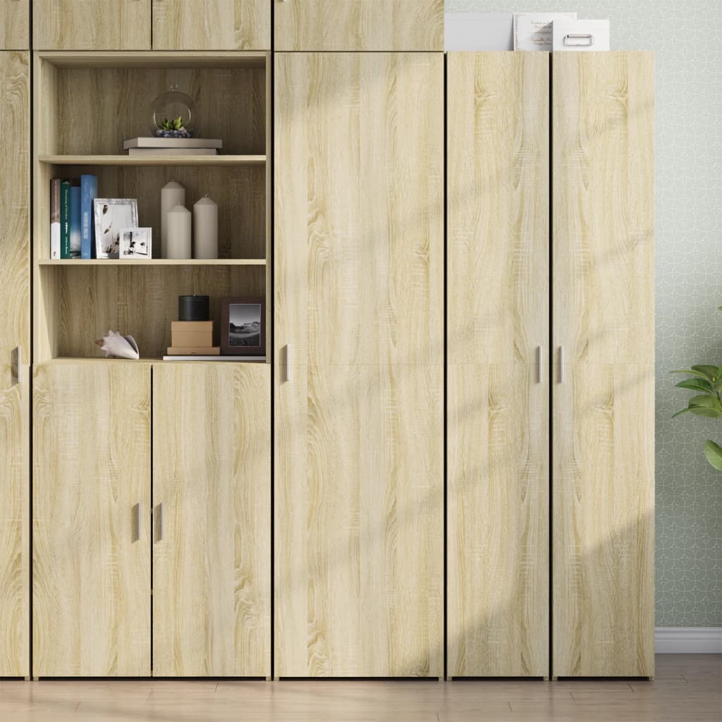 Highboard Sonoma Oak 50x42.5x185 cm Engineered Wood