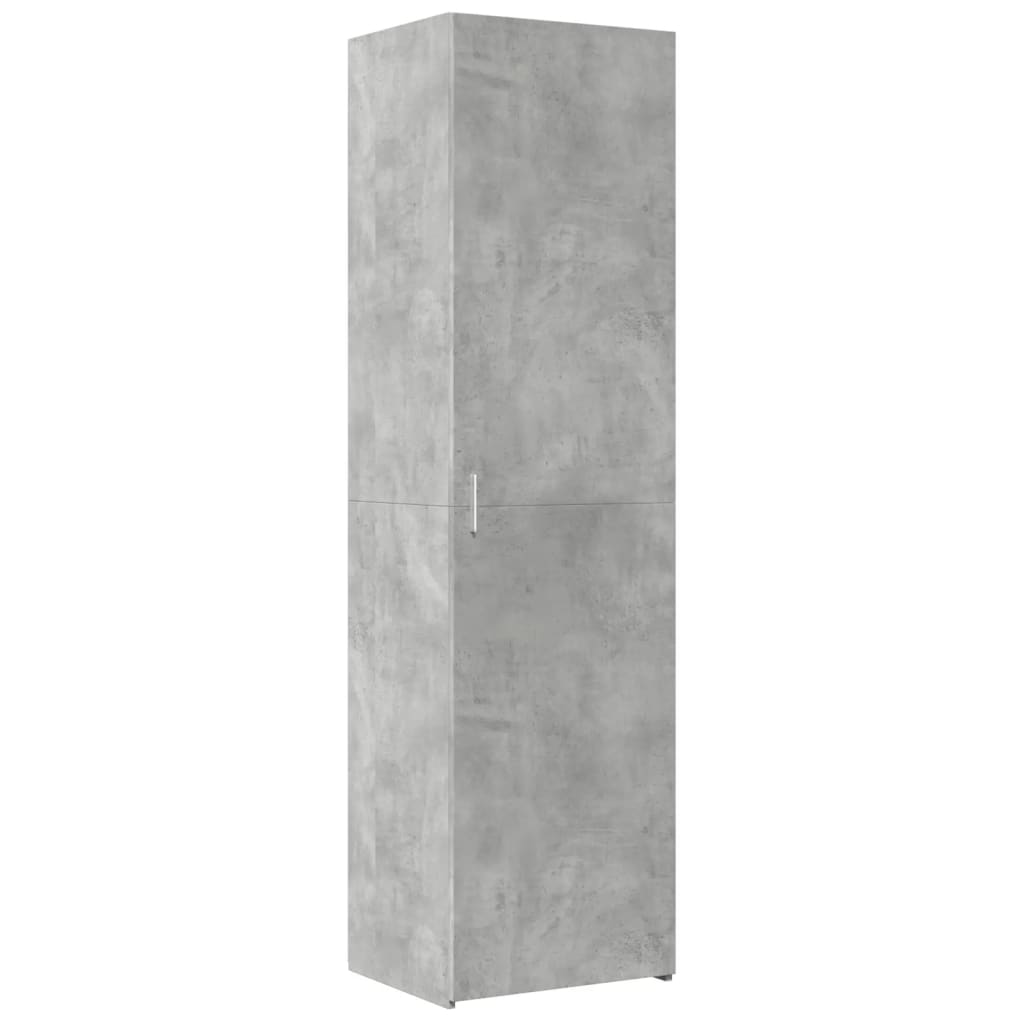 Highboard Concrete Grey 50x42.5x185 cm Engineered Wood