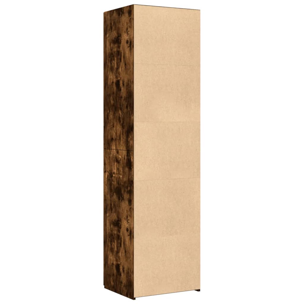 Highboard Smoked Oak 50x42.5x185 cm Engineered Wood