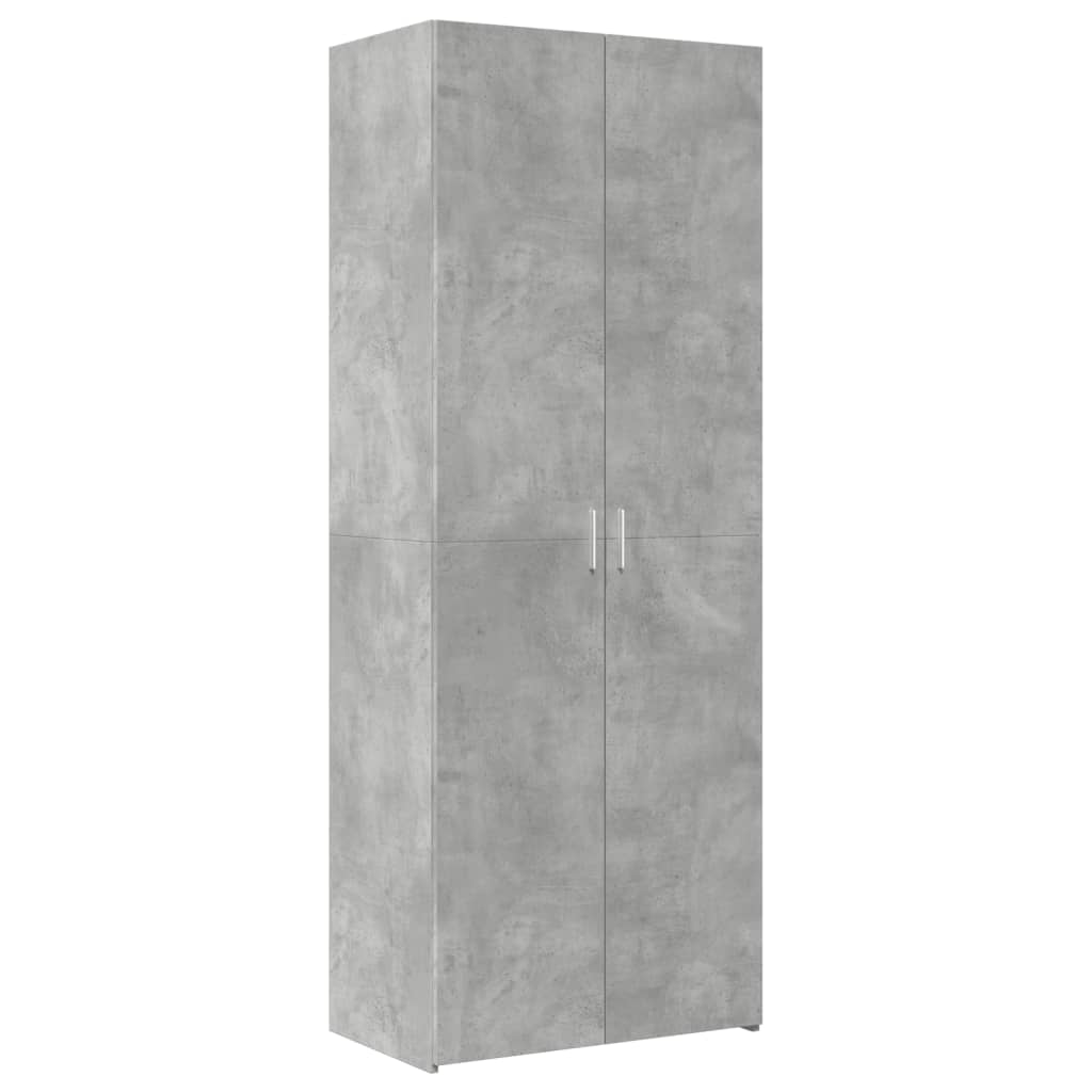 Highboard Concrete Grey 70x42.5x185 cm Engineered Wood
