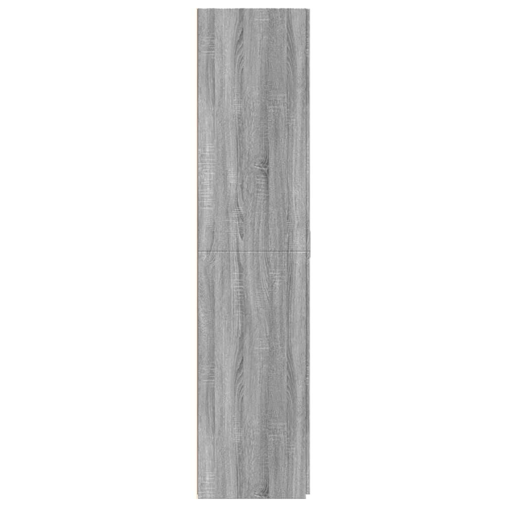 Highboard Grey Sonoma 80x42.5x185 cm Engineered Wood