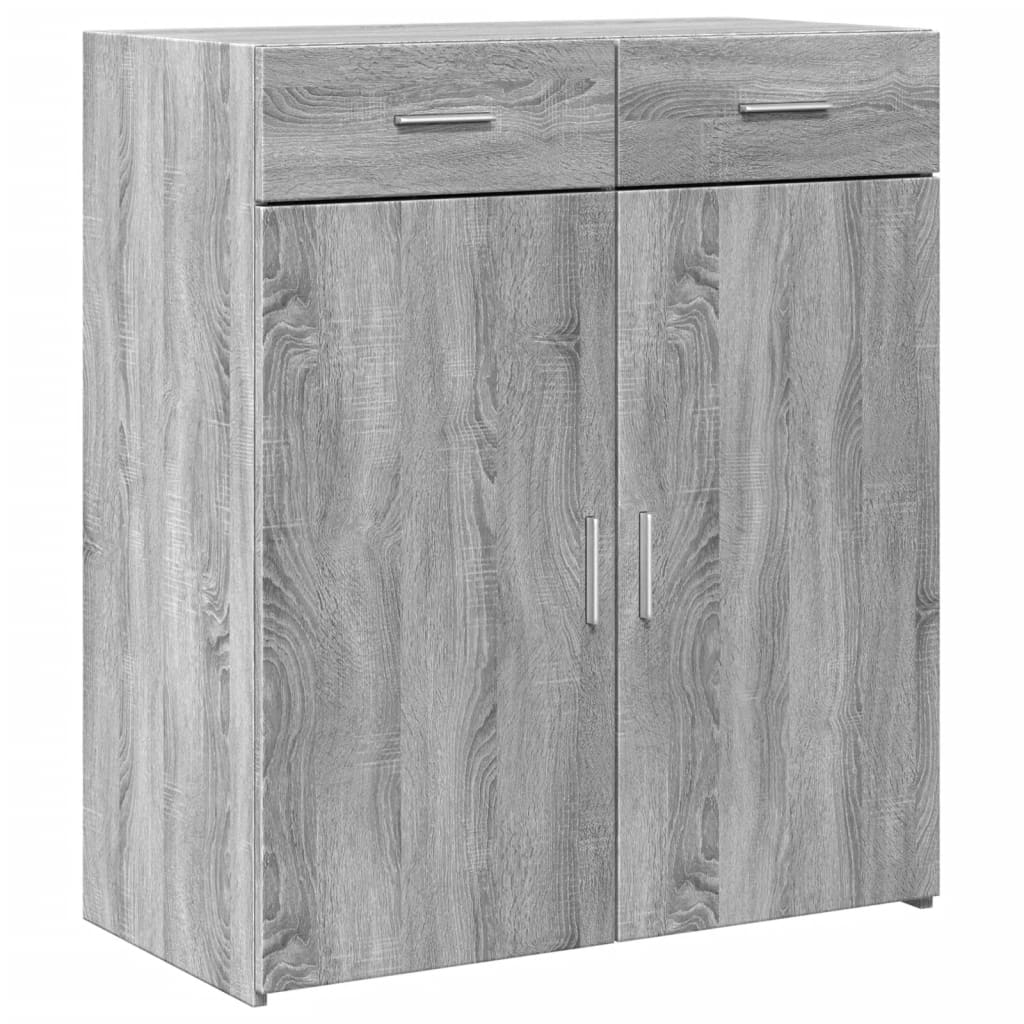 Sideboard Grey Sonoma 80x42.5x93 cm Engineered Wood