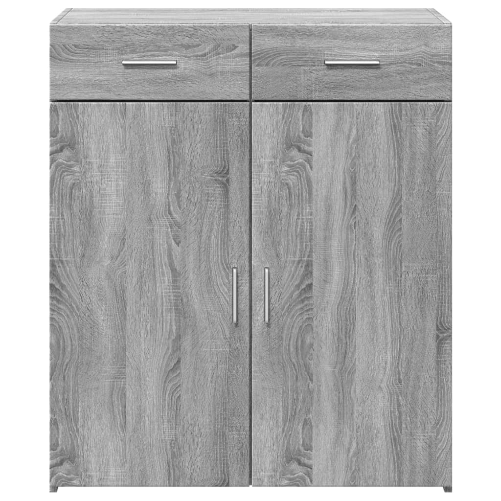 Sideboard Grey Sonoma 80x42.5x93 cm Engineered Wood