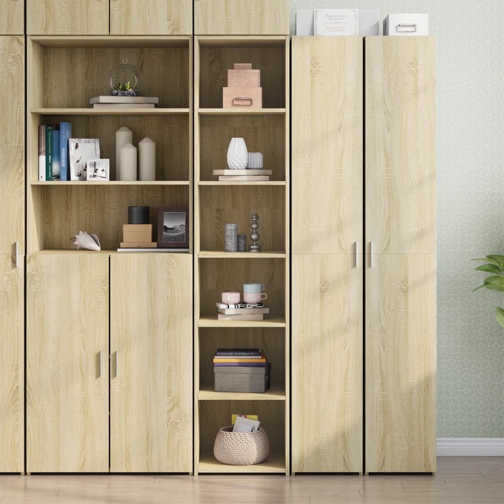 Highboard Sonoma Oak 40x41x185 cm Engineered Wood