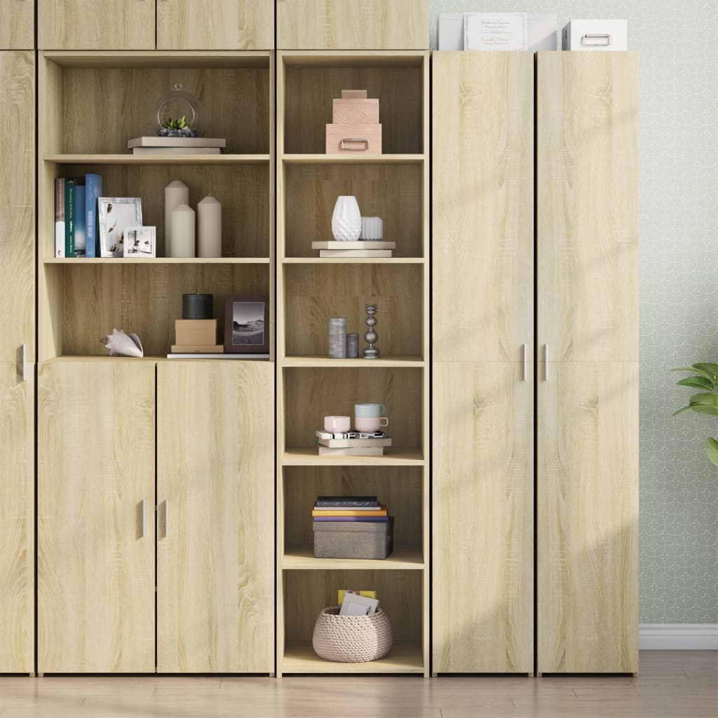 Highboard Sonoma Oak 45x41x185 cm Engineered Wood