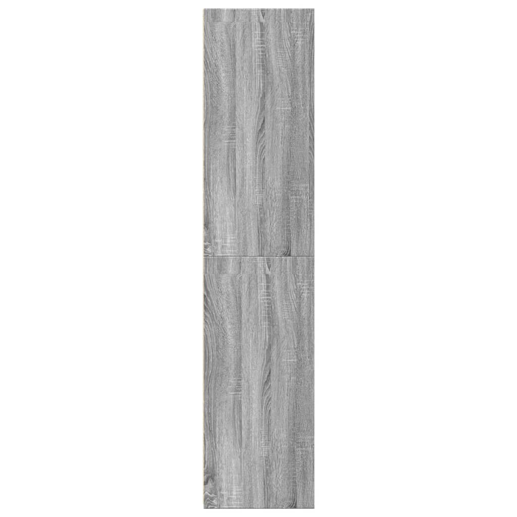 Highboard Grey Sonoma 45x41x185 cm Engineered Wood