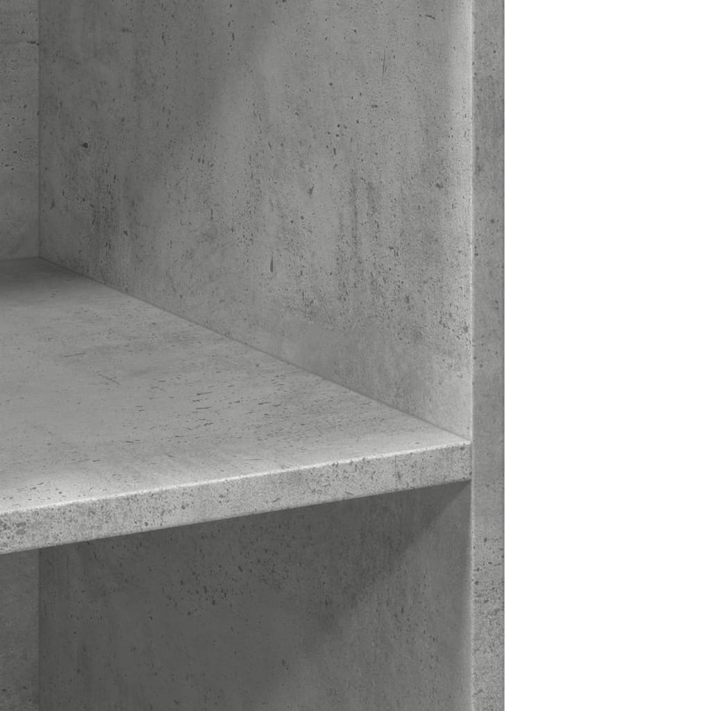 Highboard Concrete Grey 70x41x185 cm Engineered Wood