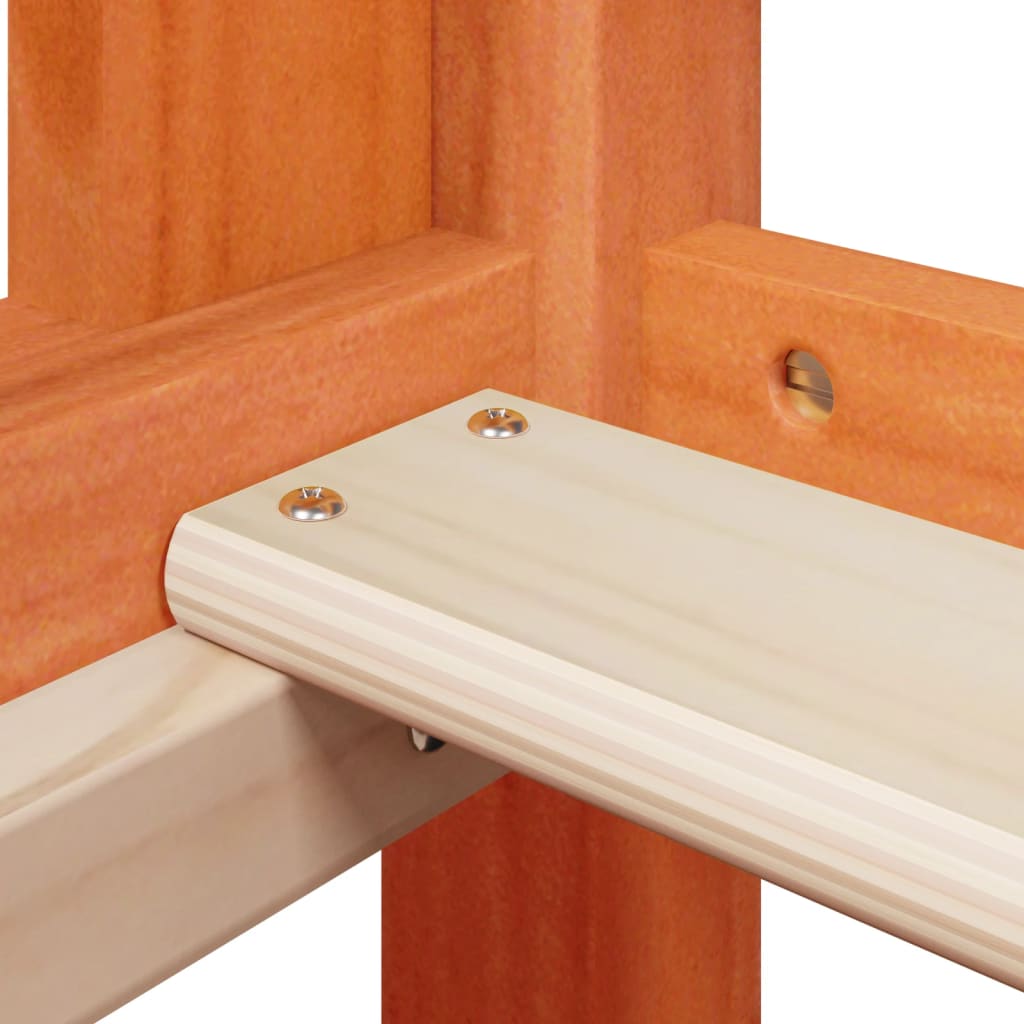 Bunk Bed without Mattress Wax Brown 80x200 cm Solid Wood Pine