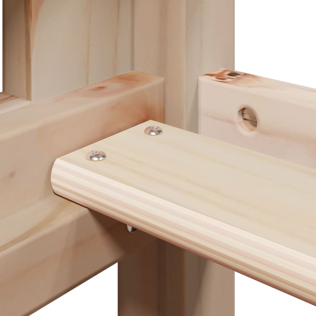 Bunk Bed without Mattress 90x200 cm Solid Wood Pine