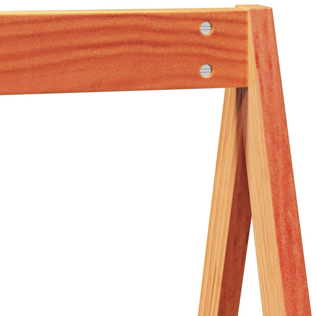 Bunk Bed without Mattress Wax Brown 80x200 cm Solid Wood Pine