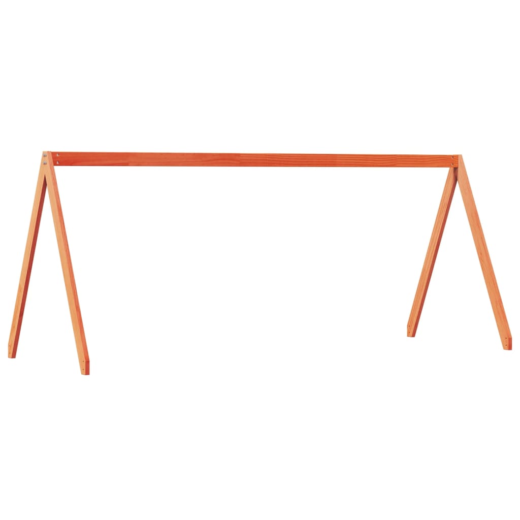 Bunk Bed without Mattress Wax Brown 75x190 cm Small Single Solid Wood Pine