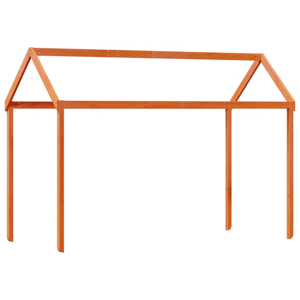 Bunk Bed without Mattress Wax Brown 80x200 cm Solid Wood Pine