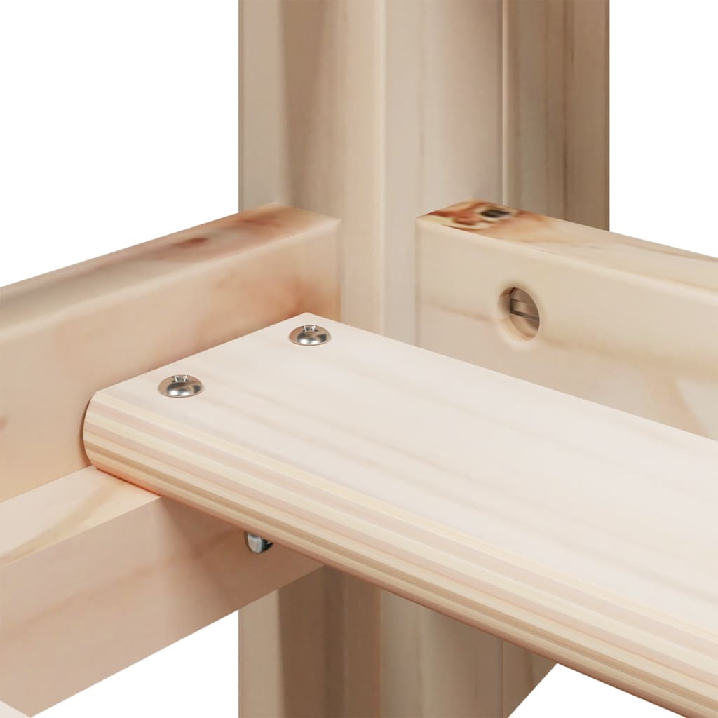 Bunk Bed without Mattress 90x190 cm Single Solid Wood Pine