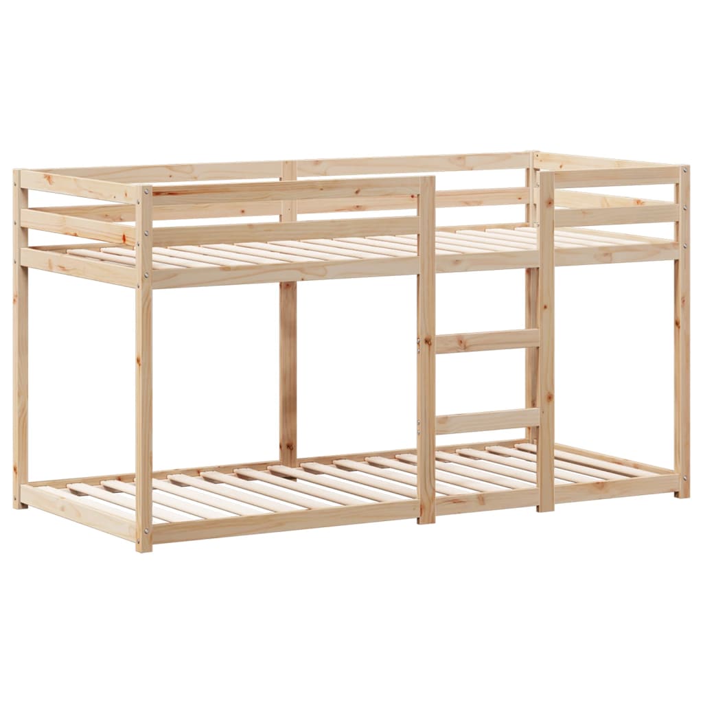 Bunk Bed without Mattress 75x190 cm Small Single Solid Wood Pine