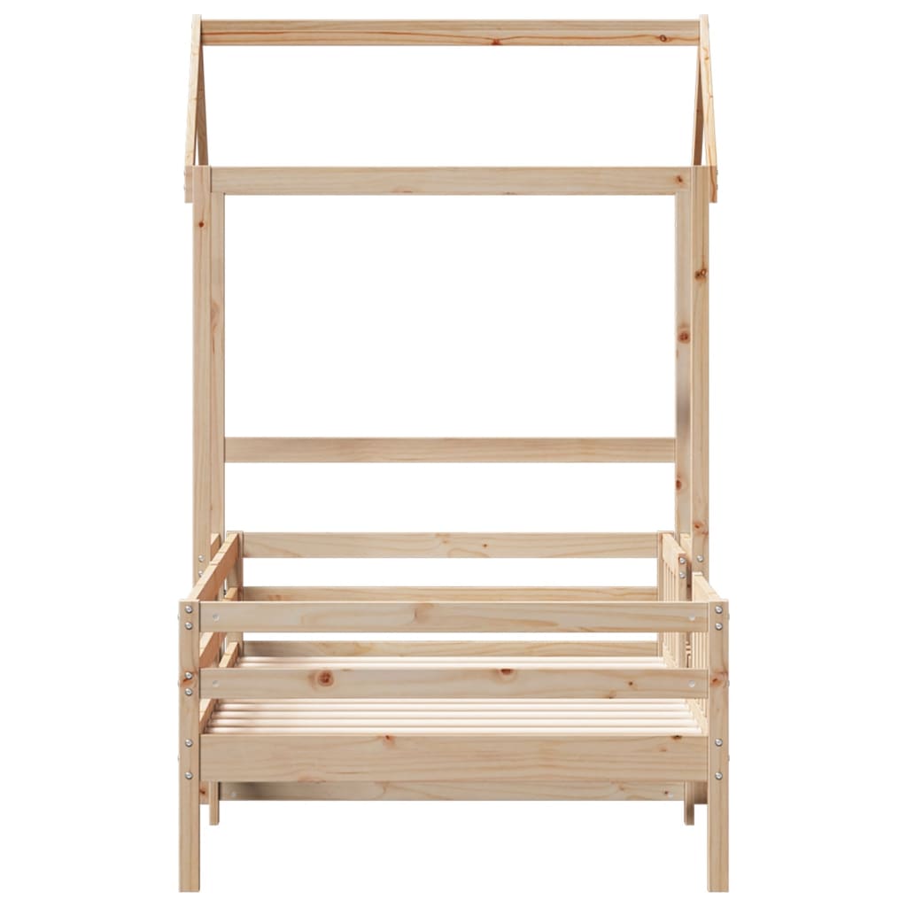 Bed Frame with Roof without Mattress 80x200 cm
