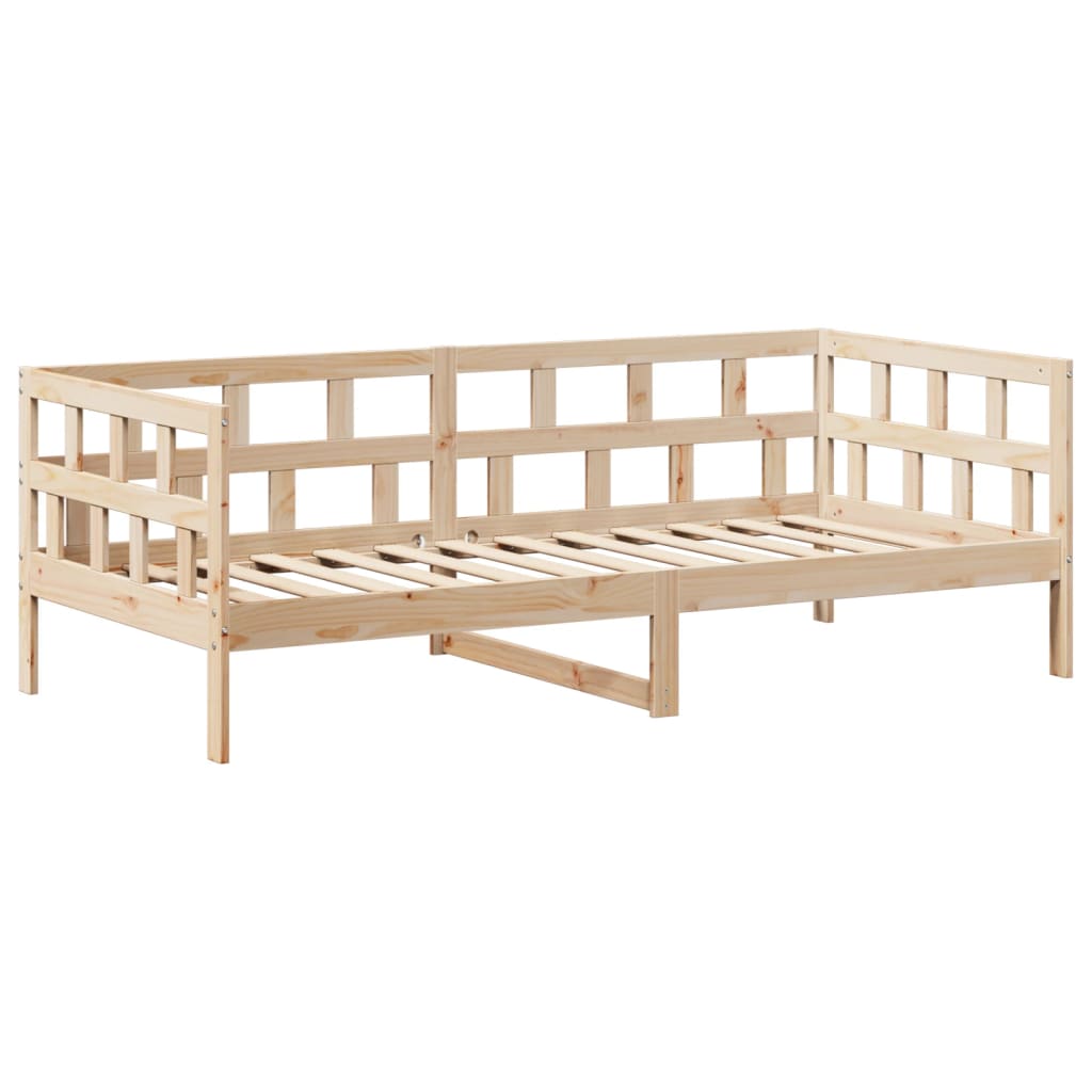 Day Bed with Roof without Mattress 90x200 cm Solid Wood