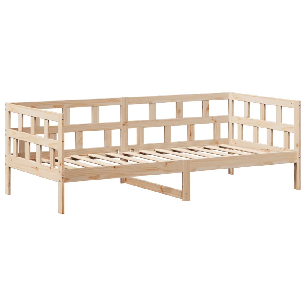 Day Bed with Roof without Mattress 90x190 cm Single Solid Wood
