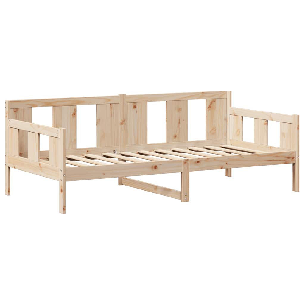 Day Bed with Roof without Mattress 90x190 cm Single Solid Wood