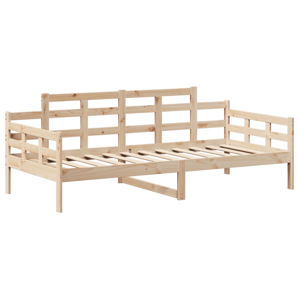 Day Bed with Roof without Mattress 90x200 cm Solid Wood